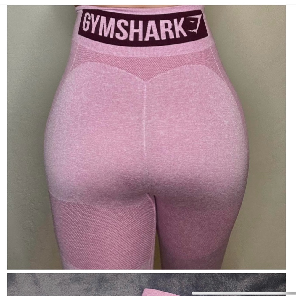 💕pink! Gymshark workout leggings xs 💕